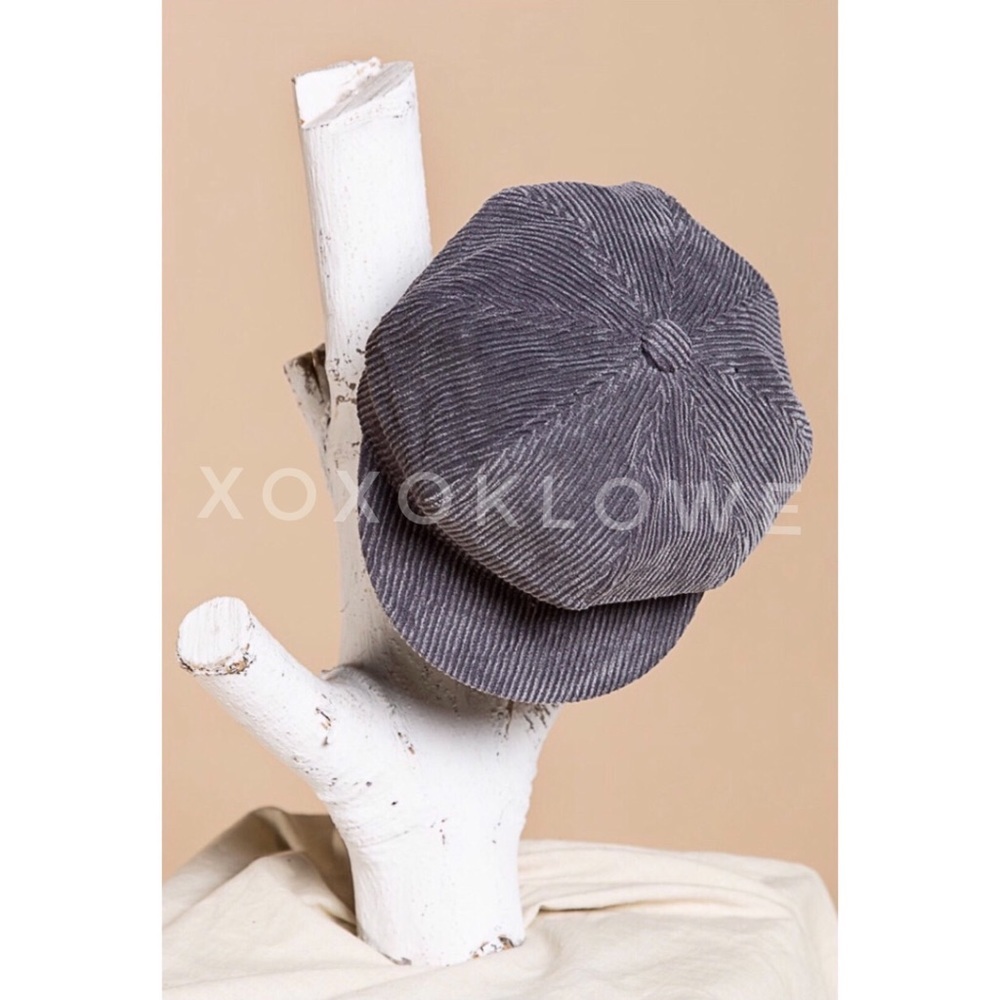 POL Charcoal Gray Corduroy Cap - Picture 7 of 13